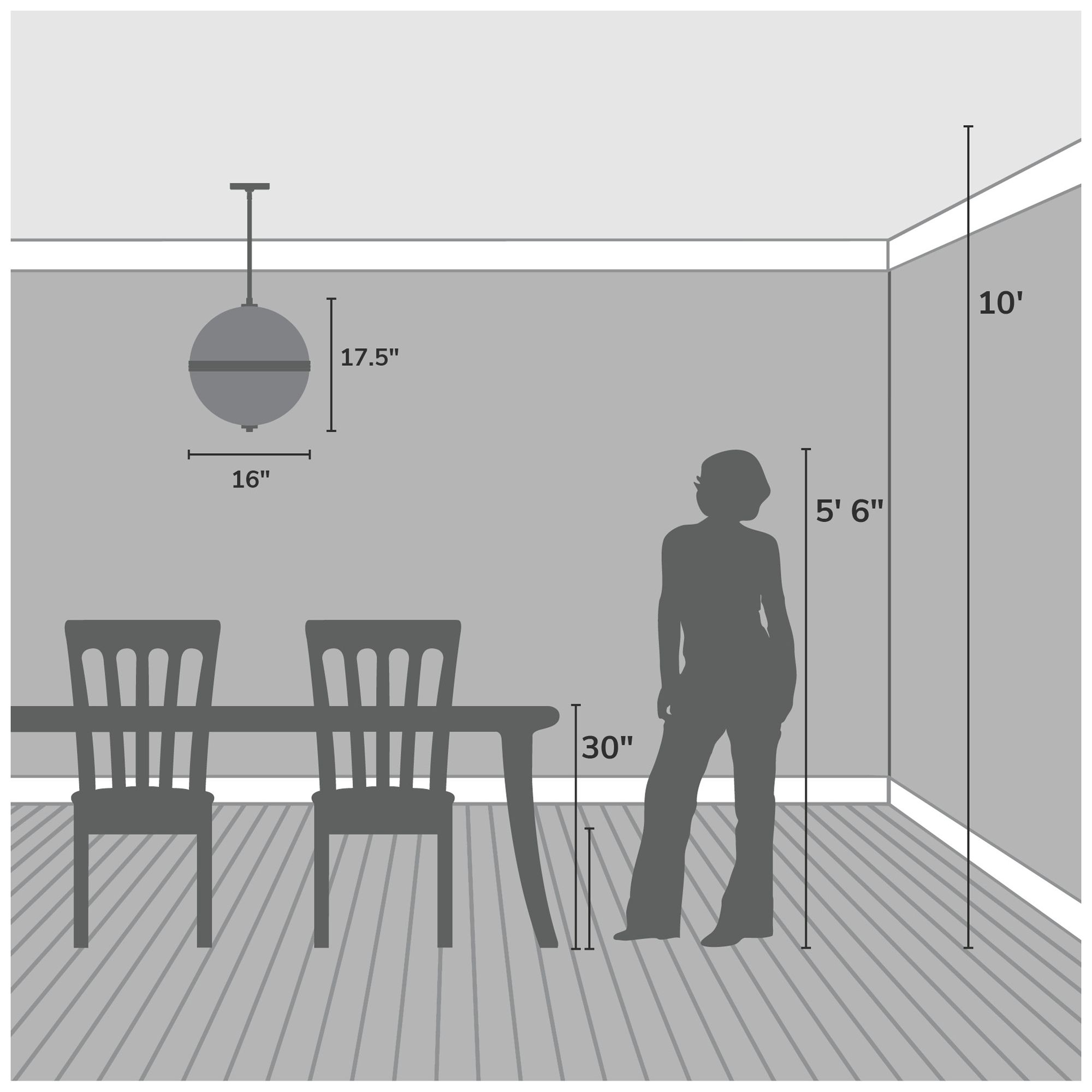 Image 6 Hunter Bay Hollow Alturas Gold with Clear Glass 1 Light Pendant more views