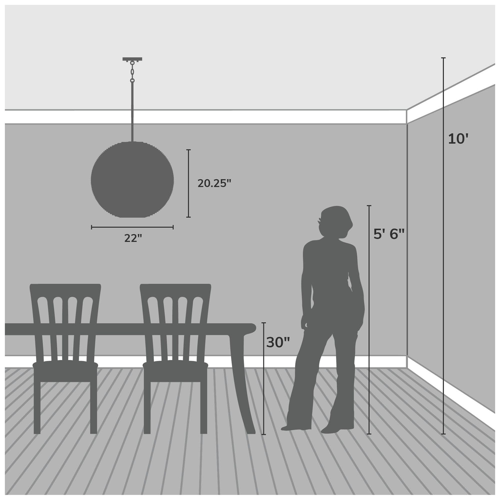 Image 4 Hunter Berkeley Brushed Nickel 1 Light Large Pendant Ceiling Light Fixture more views