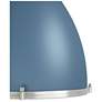 2_Hunter Bluff View Indigo Blue with Clear Holophane Glass 3 Light Pendant more views