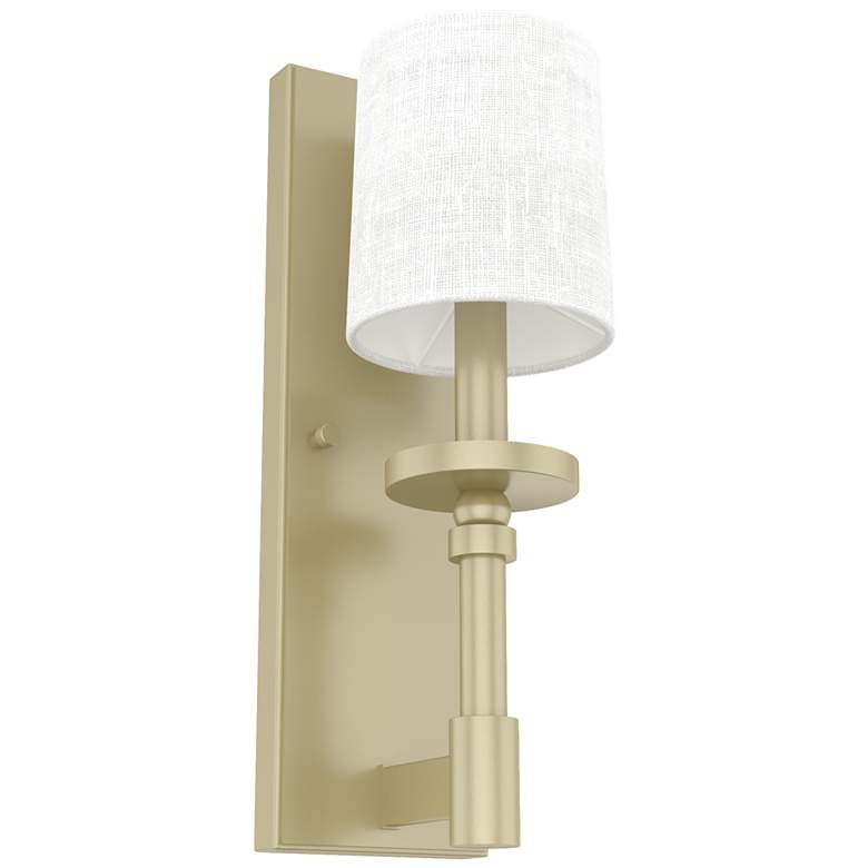 Image 1 Hunter Briargrove 14" High Modern Brass Wall Sconce