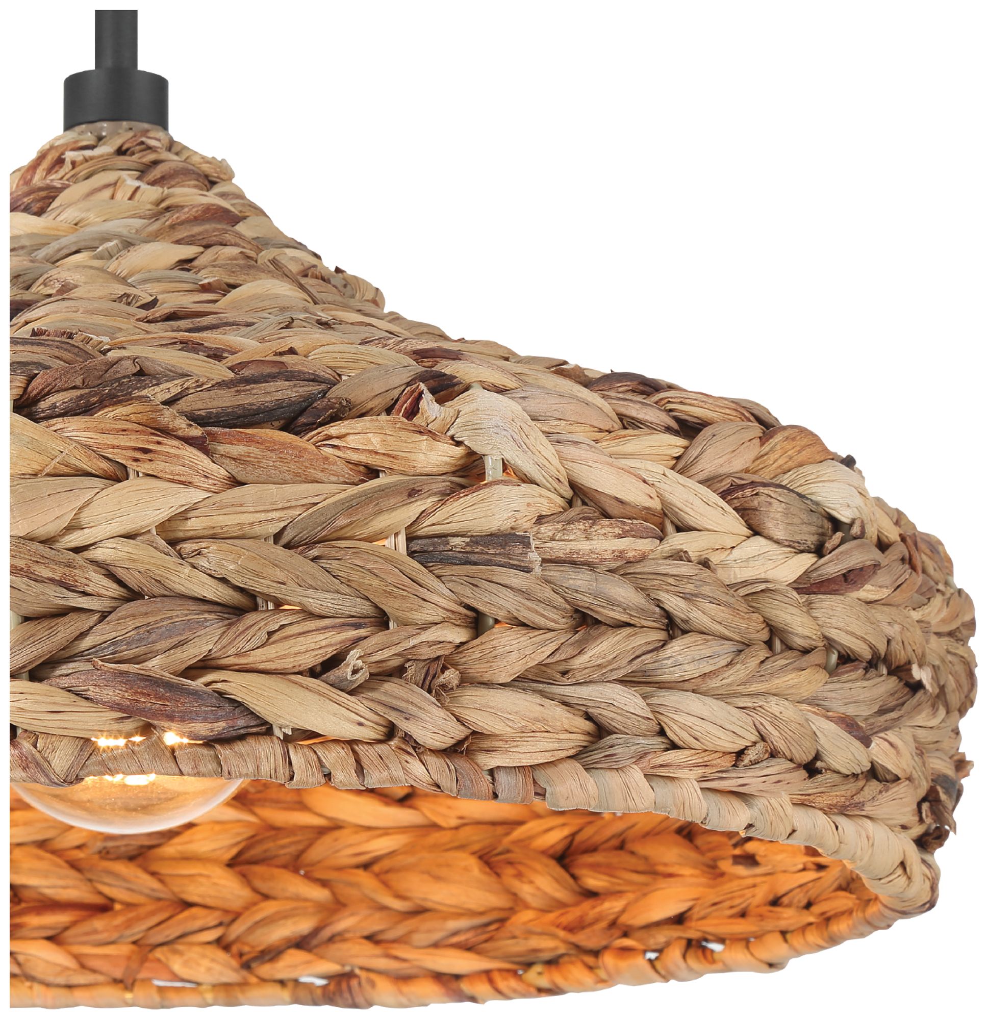 Hunter Cambria Matte Black 1 Light Large Pendant Ceiling Light Fixture