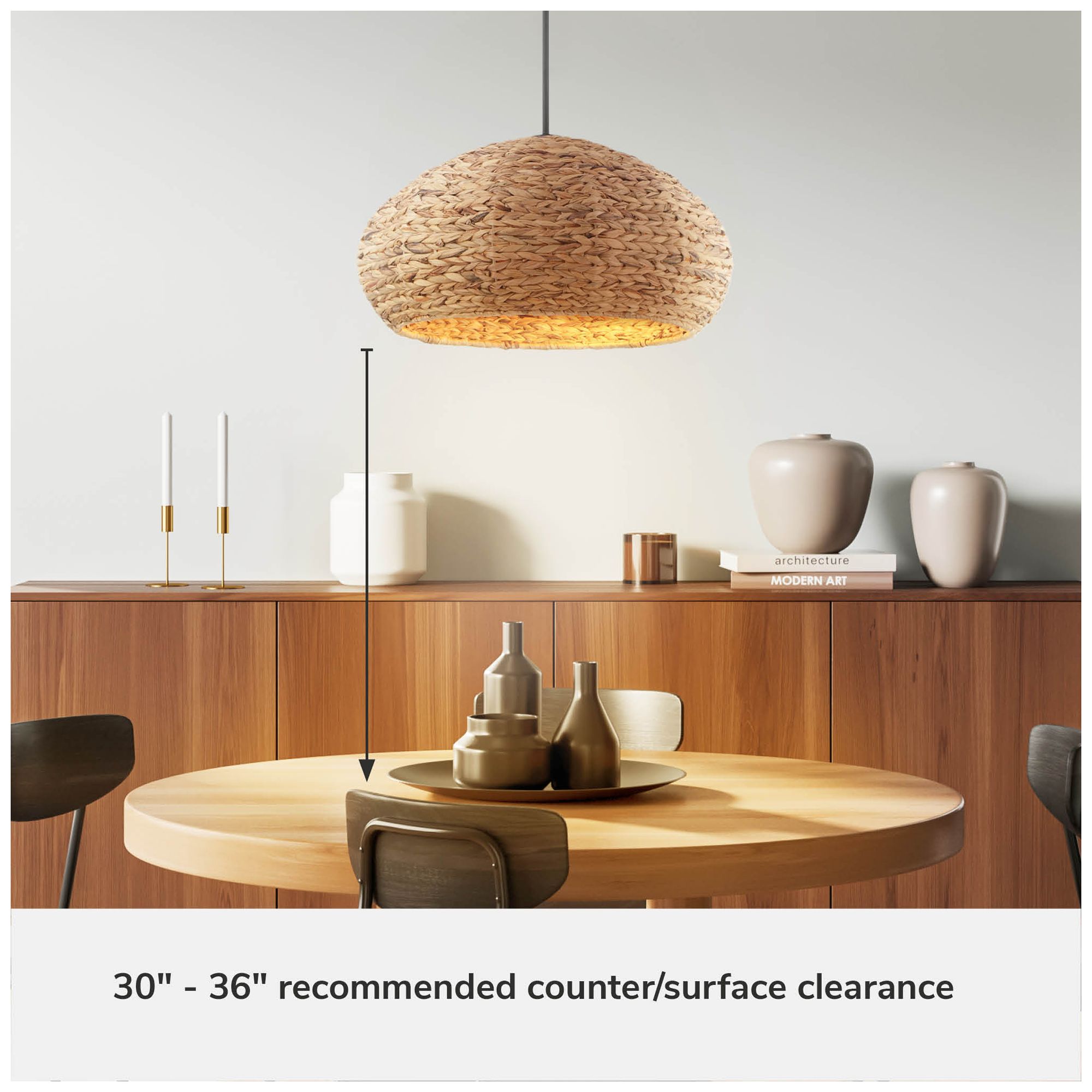 Image 7 Hunter Cambria Matte Black 3 Light Extra Large Pendant more views