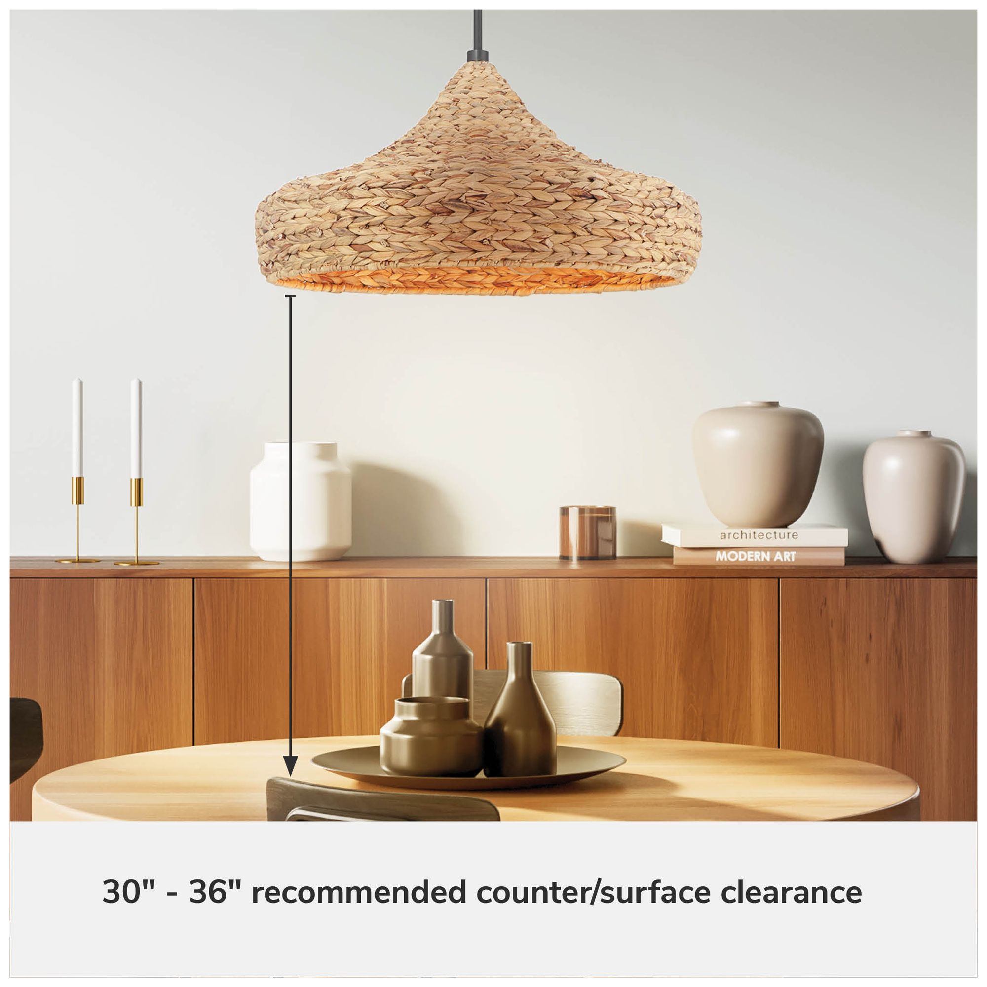 Image 7 Hunter Cambria Matte Black 3 Light Extra Large Pendant more views