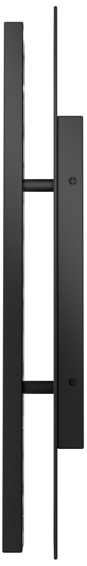 Hunter Canoga Jasmine Roth Matte Black WeatherMax LED Large Wall Light