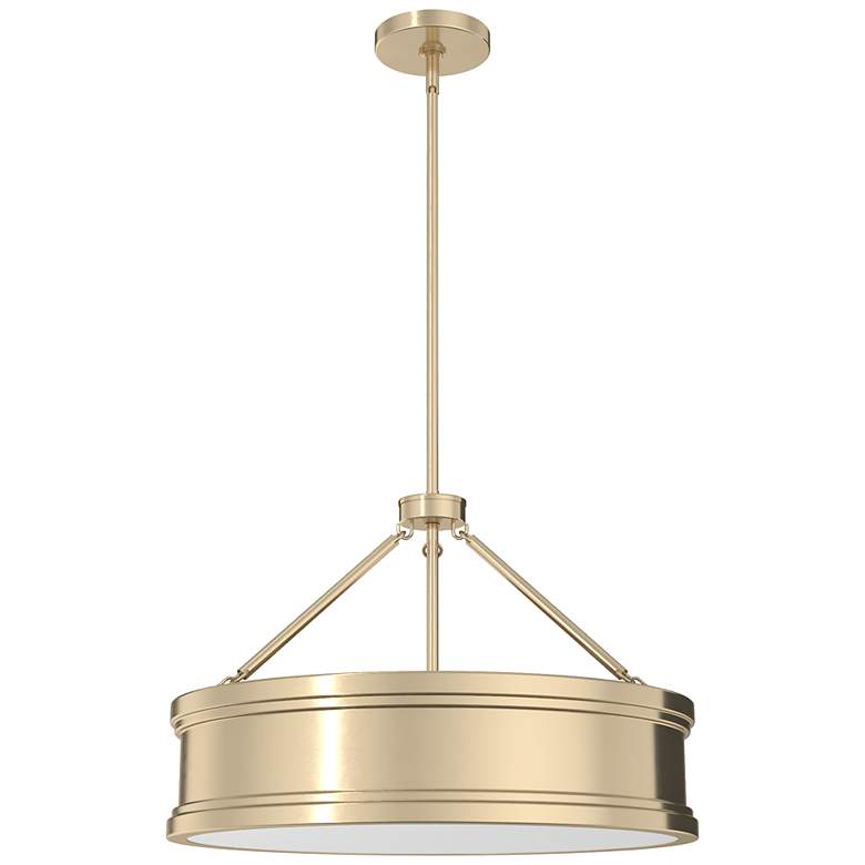 Image 1 Hunter Capshaw 21 1/4" Wide Alturas Gold Drum Pendant Light