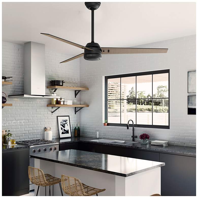 Image 4 Hunter Cassius 60 in Matte Black ENERGY STAR Outdoor Fan more views