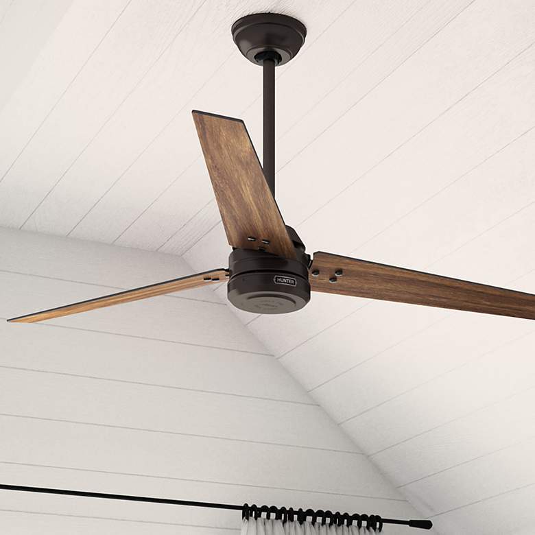 Image 1 Hunter Cassius 60 in Premier Bronze ENERGY STAR Outdoor Fan