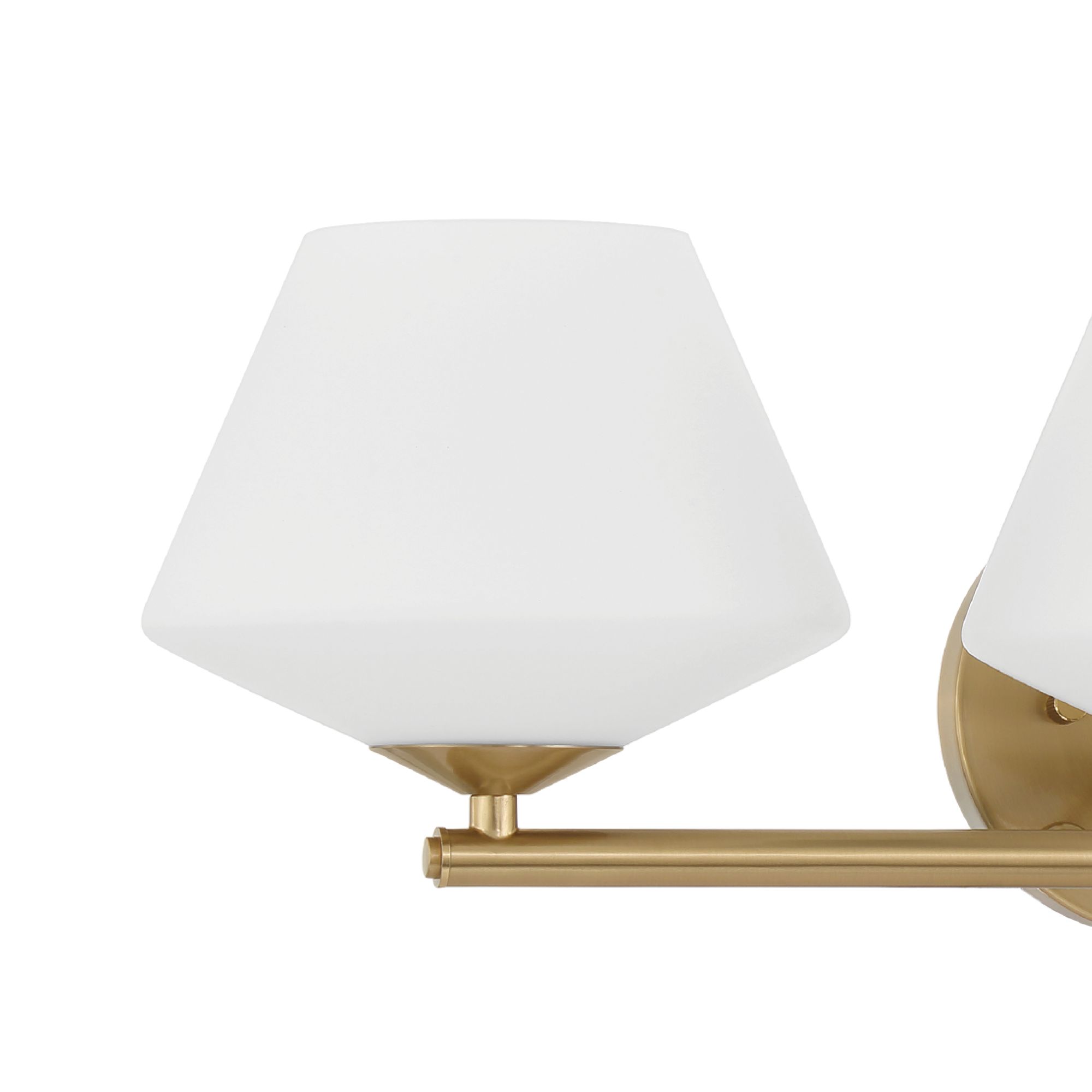 Image 7 Hunter Celestial Valley Alturas Gold with Cased White Glass 3 Light Vanity more views