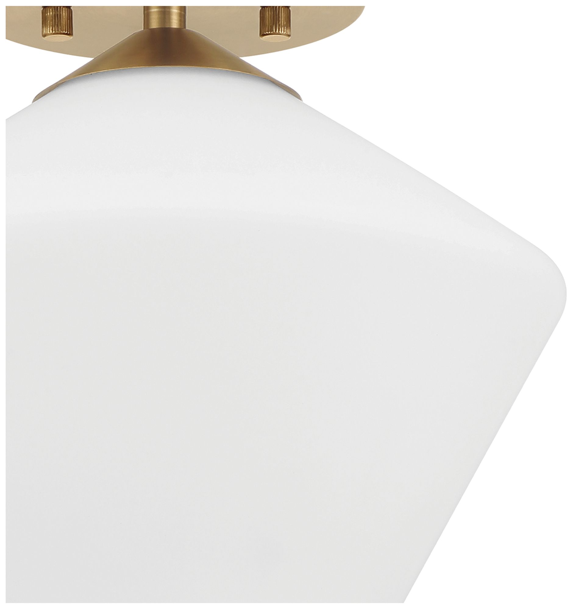 Image 7 Hunter Celestial Valley Alturas Gold with Cased White Glass Flush Mount more views