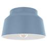 Hunter Cranbrook Indigo Blue 1 Light Flush Mount Ceiling Light Fixture