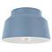 Hunter Cranbrook Indigo Blue 1 Light Flush Mount Ceiling Light Fixture