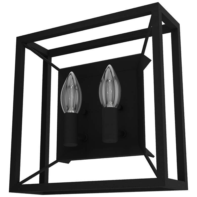 Image 1 Hunter Doherty Natural Iron 2 Light Sconce Wall Light Fixture