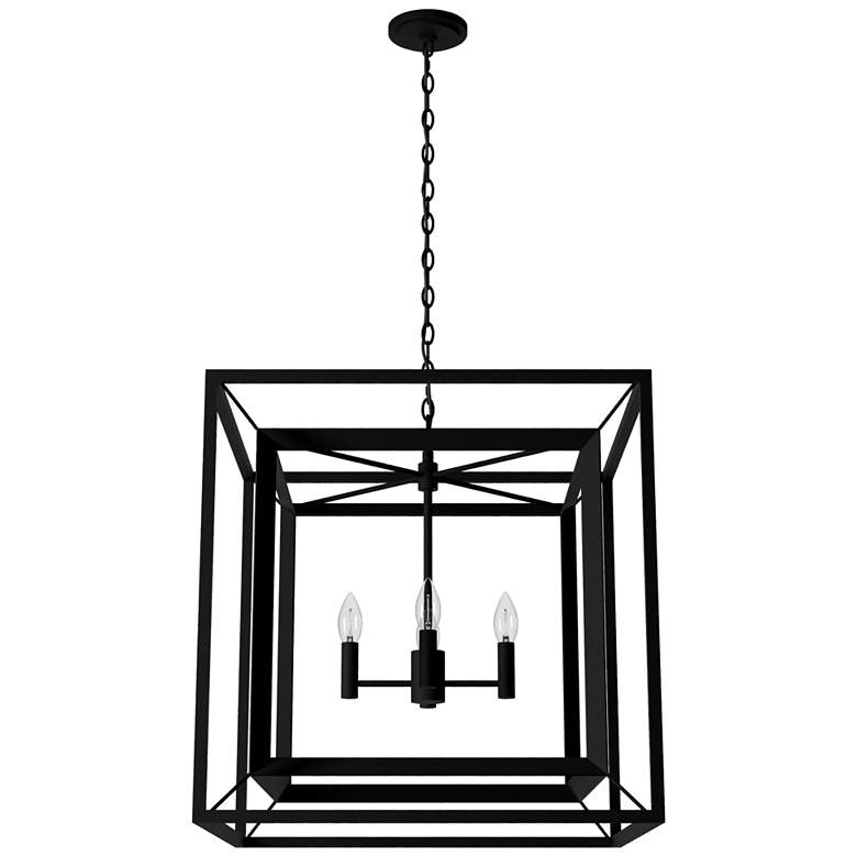 Image 1 Hunter Doherty Natural Iron 4 Light Chandelier