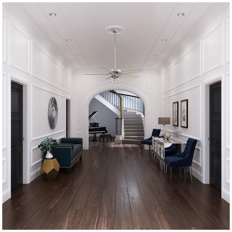 Image 3 Hunter Dondra LED 60 in Brushed Nickel ENERGY STAR Indoor Fan more views