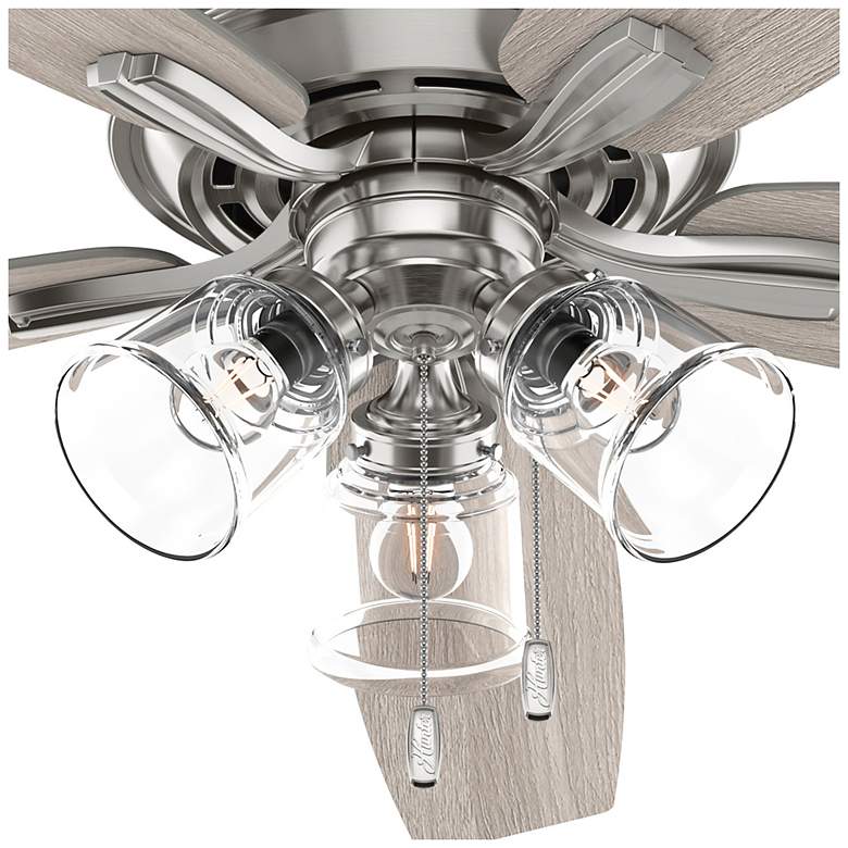 Image 7 Hunter Dondra LED 60 in Brushed Nickel ENERGY STAR Indoor Fan more views