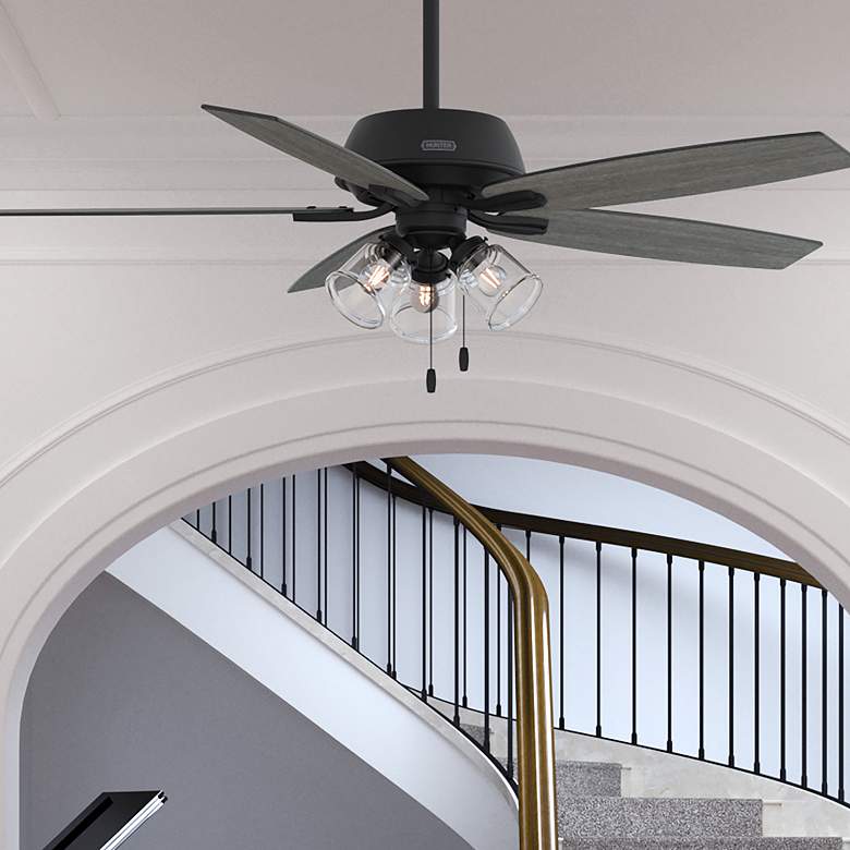 Image 1 Hunter Dondra LED 60 in Matte Black ENERGY STAR Indoor Fan