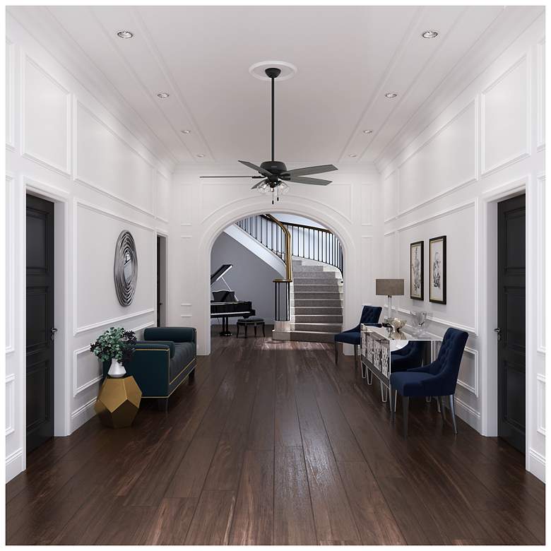 Image 3 Hunter Dondra LED 60 in Matte Black ENERGY STAR Indoor Fan more views
