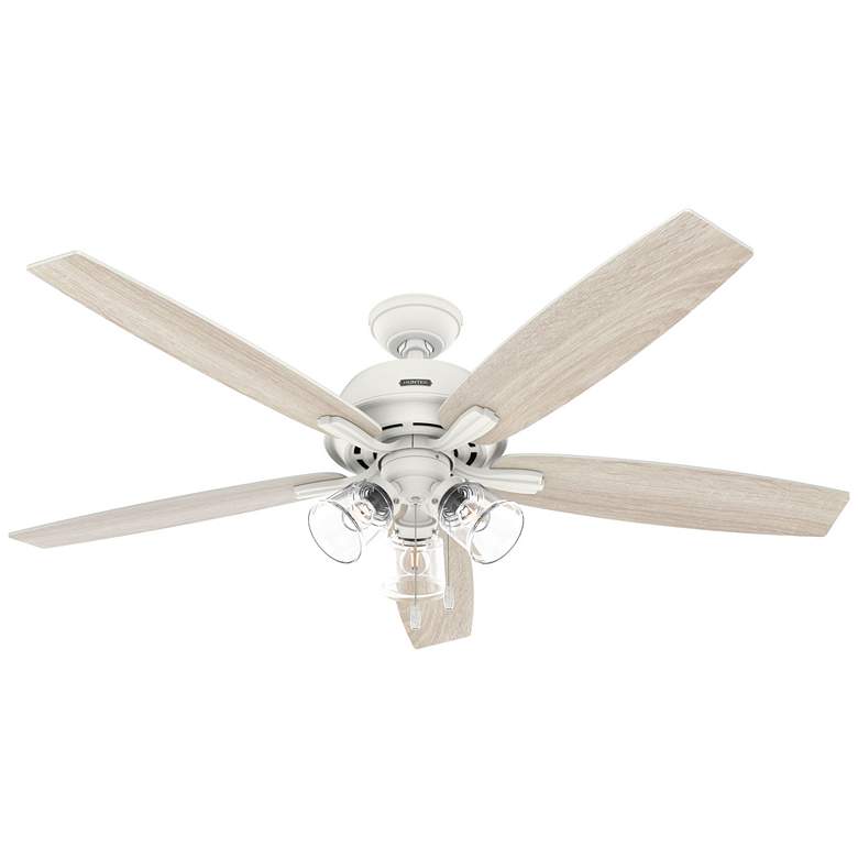 Image 2 Hunter Dondra LED 60 in Matte White ENERGY STAR Indoor Fan