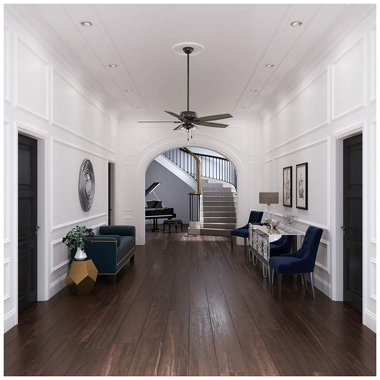 Image 3 Hunter Dondra LED 60 in Noble Bronze ENERGY STAR Indoor Fan more views