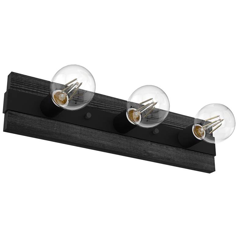 Image 1 Hunter Donelson 18 1/2" Wide Natural Iron 3-Light Bath Light
