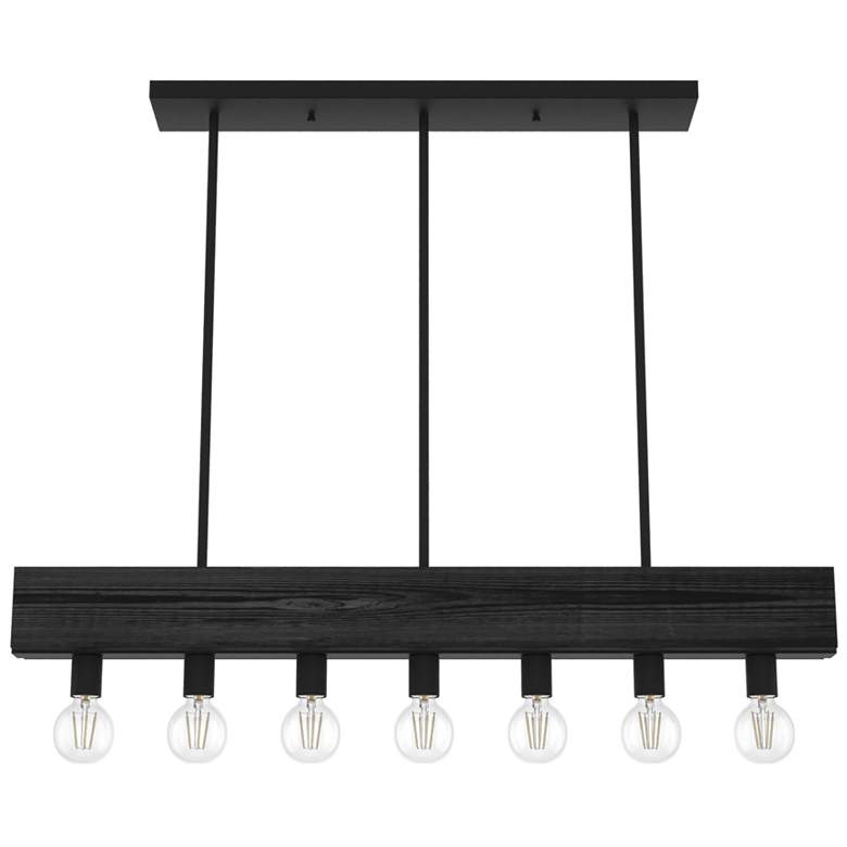 Image 1 Hunter Donelson Natural Iron 7 Light Chandelier