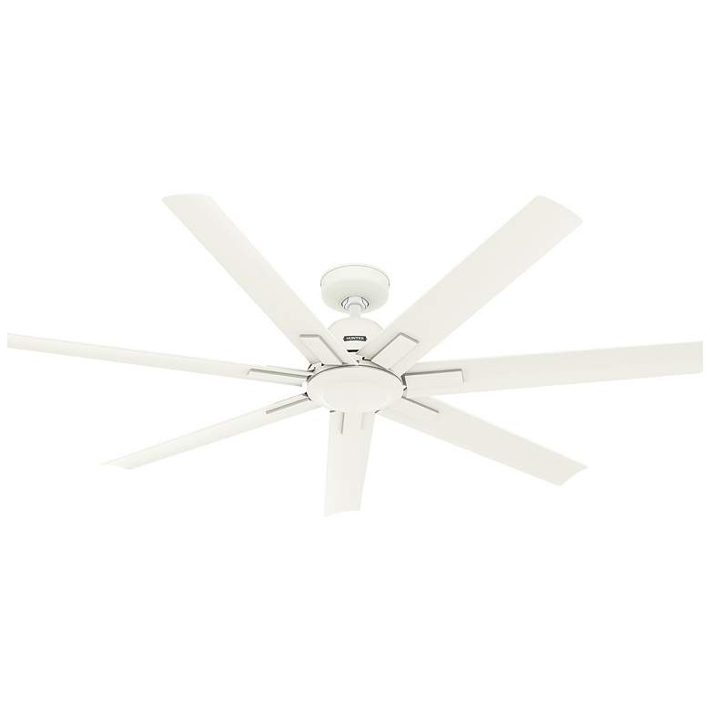 Image 2 Hunter Downtown 60 in Matte White ENERGY STAR Outdoor Fan