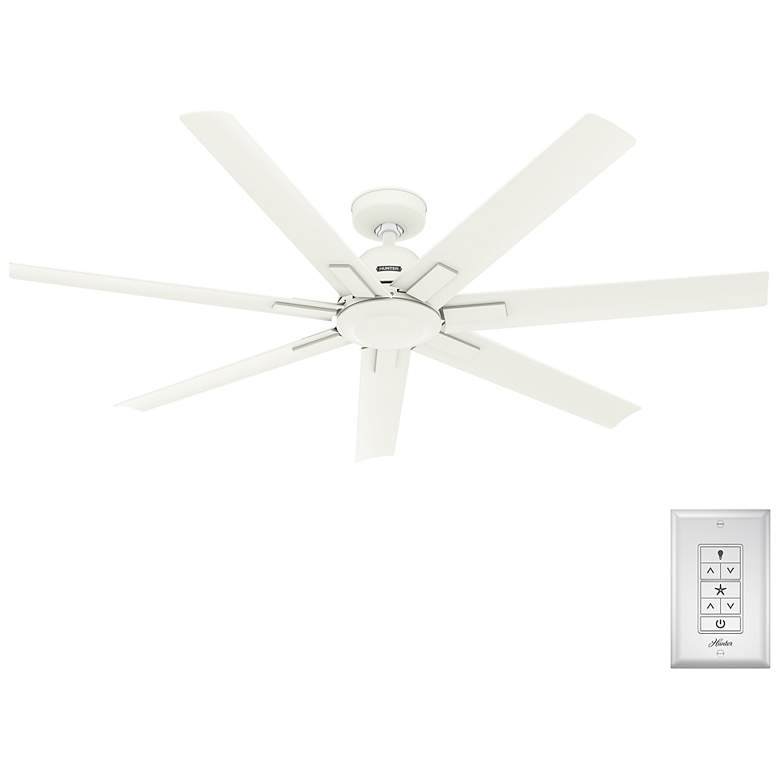 Image 5 Hunter Downtown 60 in Matte White ENERGY STAR Outdoor Fan more views