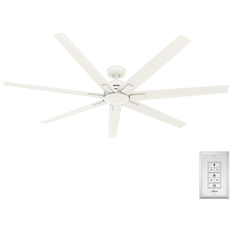 Image 4 Hunter Downtown 72 in Matte White ENERGY STAR Outdoor Fan more views