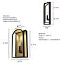 Thumbnail4 of Hunter Dukestown Natural Iron and Gold Leaf 1 Light Sconce more views
