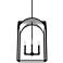 Hunter Dukestown Natural Iron and Silver Leaf 4 Light Pendant