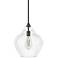 Hunter Dunshire Noble Bronze with Clear Glass 1 Light Pendant