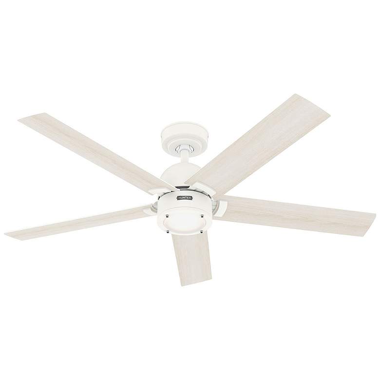 Image 2 Hunter Erling LED 52 in Fresh White ENERGY STAR Indoor Fan
