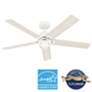 3_Hunter Erling LED 52 in Fresh White ENERGY STAR Indoor Fan more views