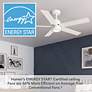 Hunter Erling LED 52 in Fresh White ENERGY STAR Indoor Fan