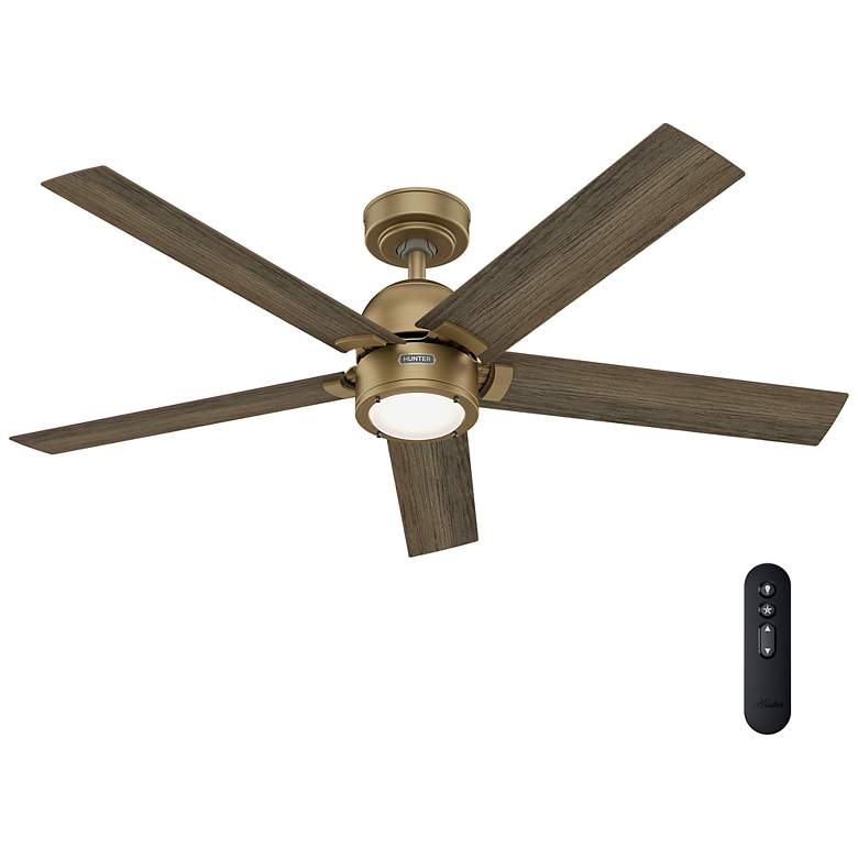 Image 4 Hunter Erling LED 52 in Luxe Gold ENERGY STAR Indoor Fan more views