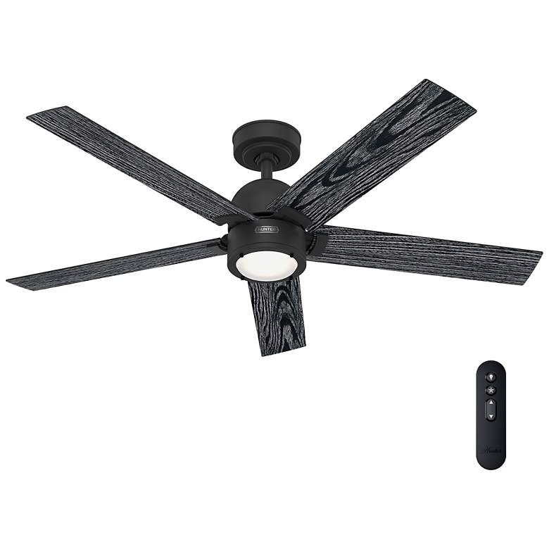 Image 4 Hunter Erling LED 52 in Matte Black ENERGY STAR Indoor Fan more views
