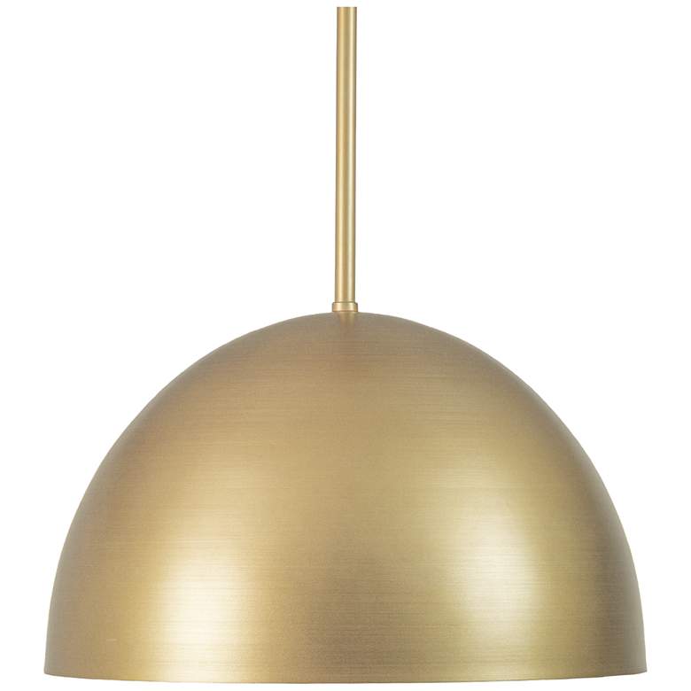 Image 2 Hunter Erling Luxe Gold 1 Light Medium Pendant Ceiling Light Fixture