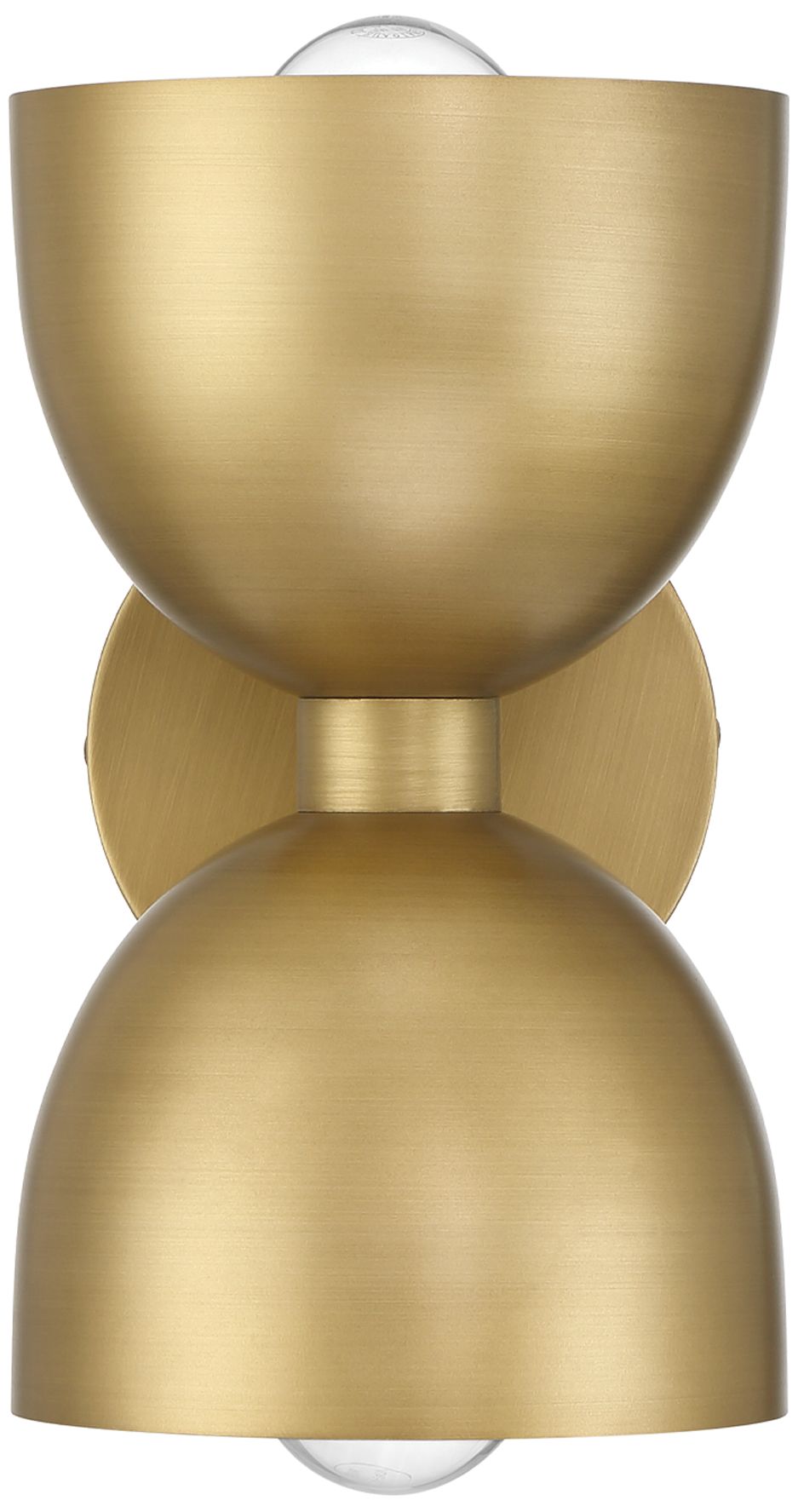 Hunter Erling Luxe Gold 2 Light Medium Sconce Wall Light Fixture