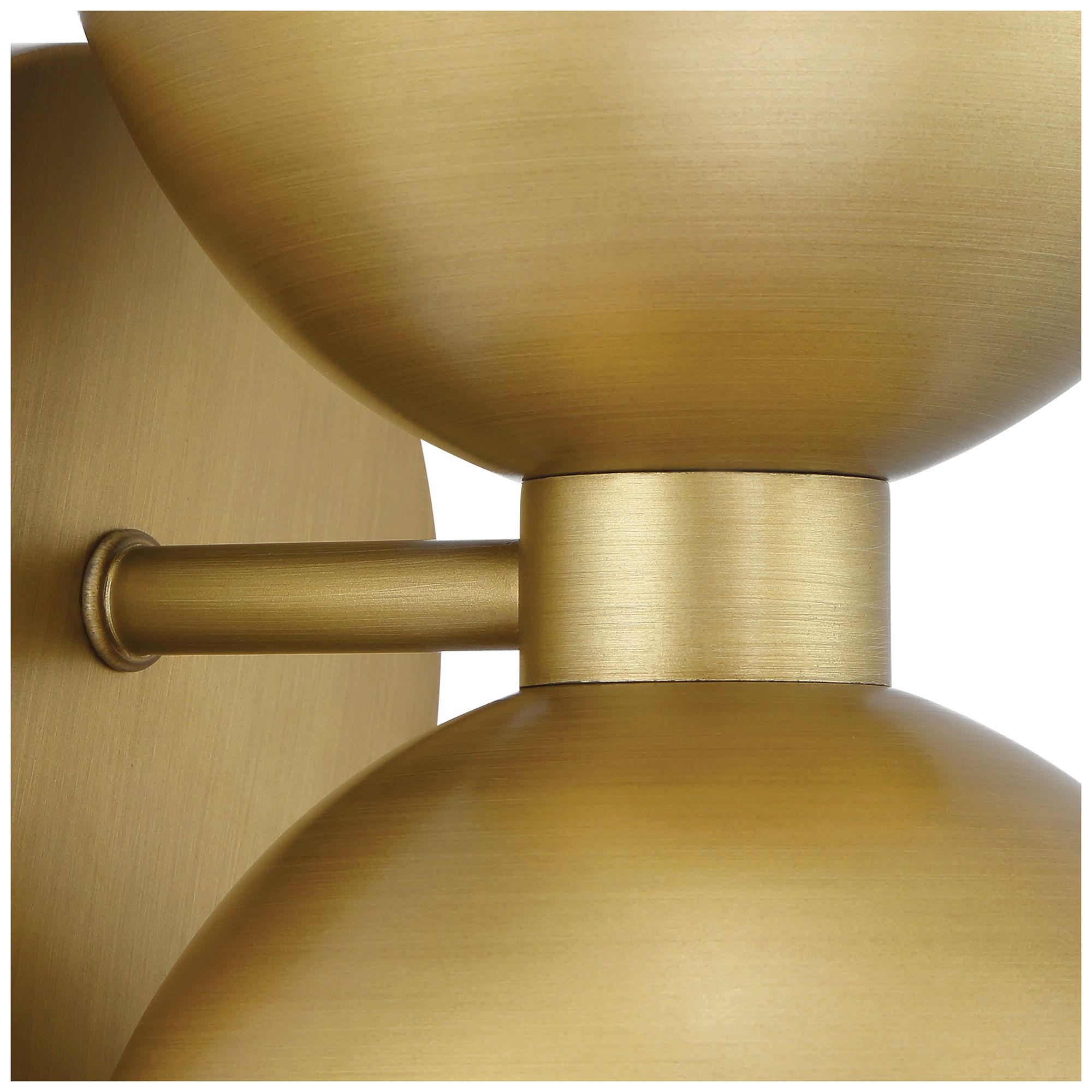 Image 7 Hunter Erling Luxe Gold 2 Light Medium Sconce Wall Light Fixture more views