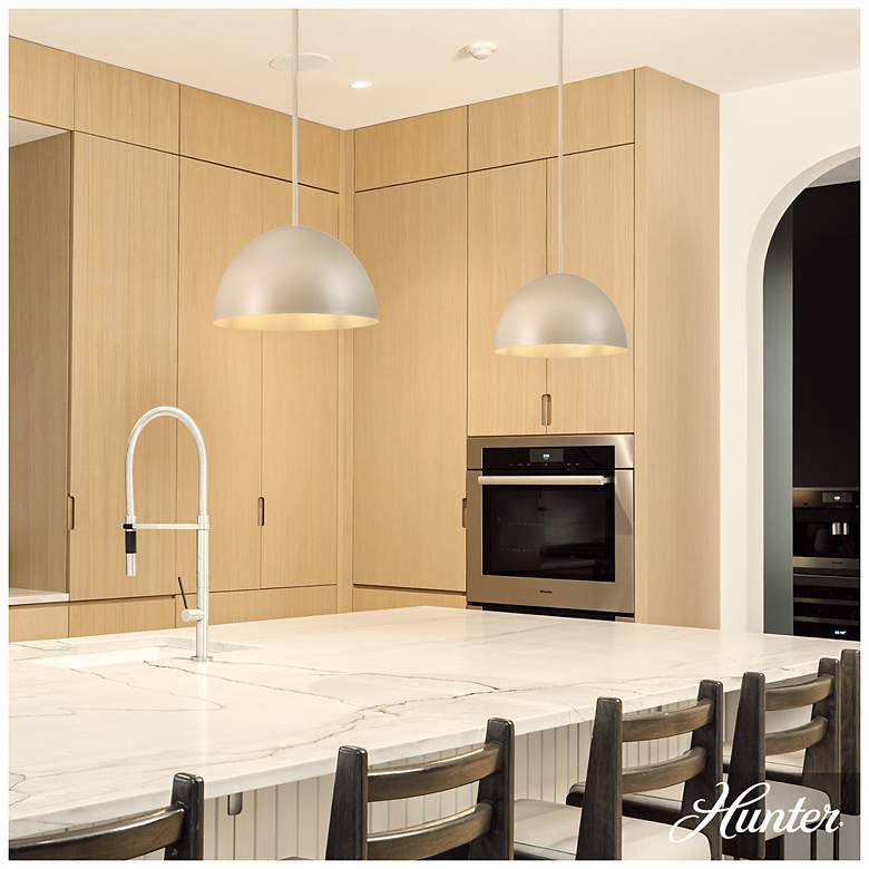 Image 3 Hunter Erling Sandstone 1 Light Medium Pendant Ceiling Light Fixture more views
