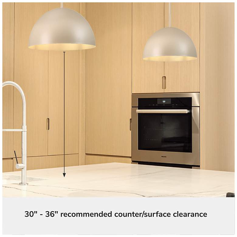 Image 7 Hunter Erling Sandstone 1 Light Medium Pendant Ceiling Light Fixture more views