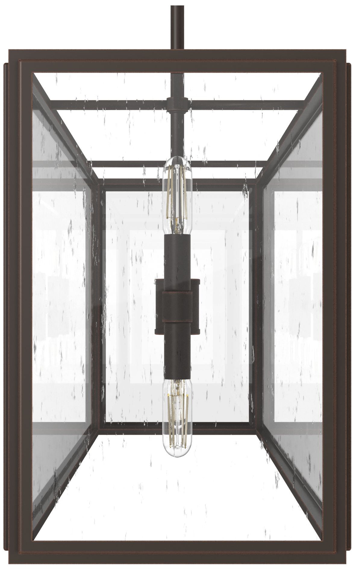 Image 3 Hunter Felippe Onyx Bengal with Seeded Glass 8 Light Chandelier more views