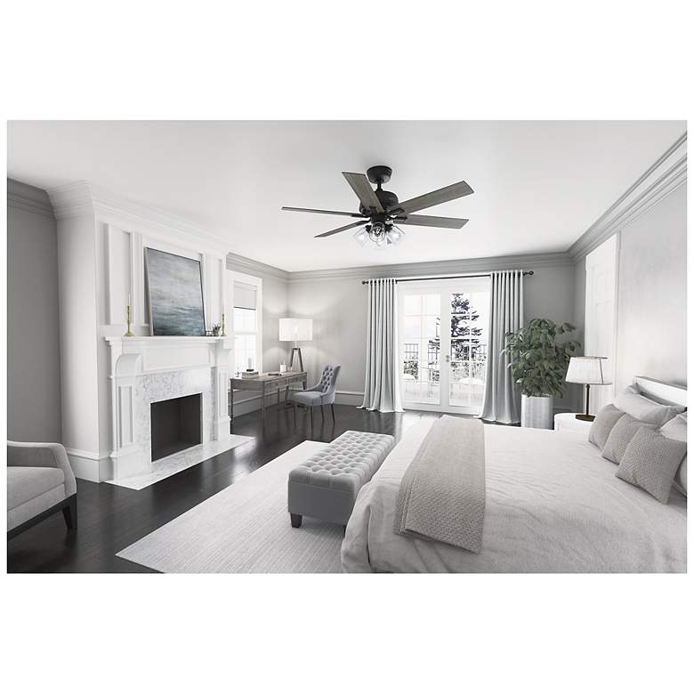 Image 5 Hunter Fonthill LED 52 in Matte Black Hunter Express ENERGY STAR Indoor Fan more views