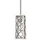 Hunter Gablecrest Distressed White and Painted Concrete 1 Light Pendant