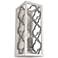 Hunter Gablecrest Distressed White and Painted Concrete 1 Light Sconce