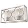 Hunter Gablecrest Distressed White and Painted Concrete 2 Light Vanity