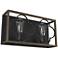 Hunter Gablecrest French Oak and Rustic Iron 2 Light Vanity