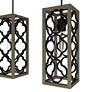 6_Hunter Gablecrest French Oak and Rustic Iron 3 Light Cluster more views