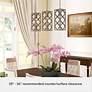 7_Hunter Gablecrest French Oak and Rustic Iron 3 Light Cluster more views