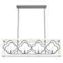 Hunter Gablecrest Painted Concrete and Rustic White 4 Light Chandelier